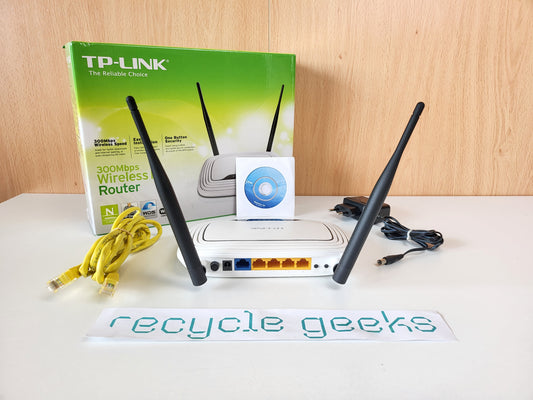 Router TP-LINK TL-WR841N (white) — Condição: Muito Bom