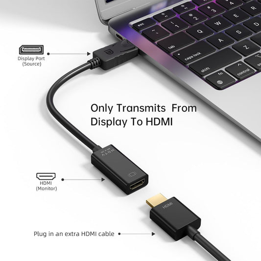 Adaptador Ewent DisplayPort p/HDMI EC1456