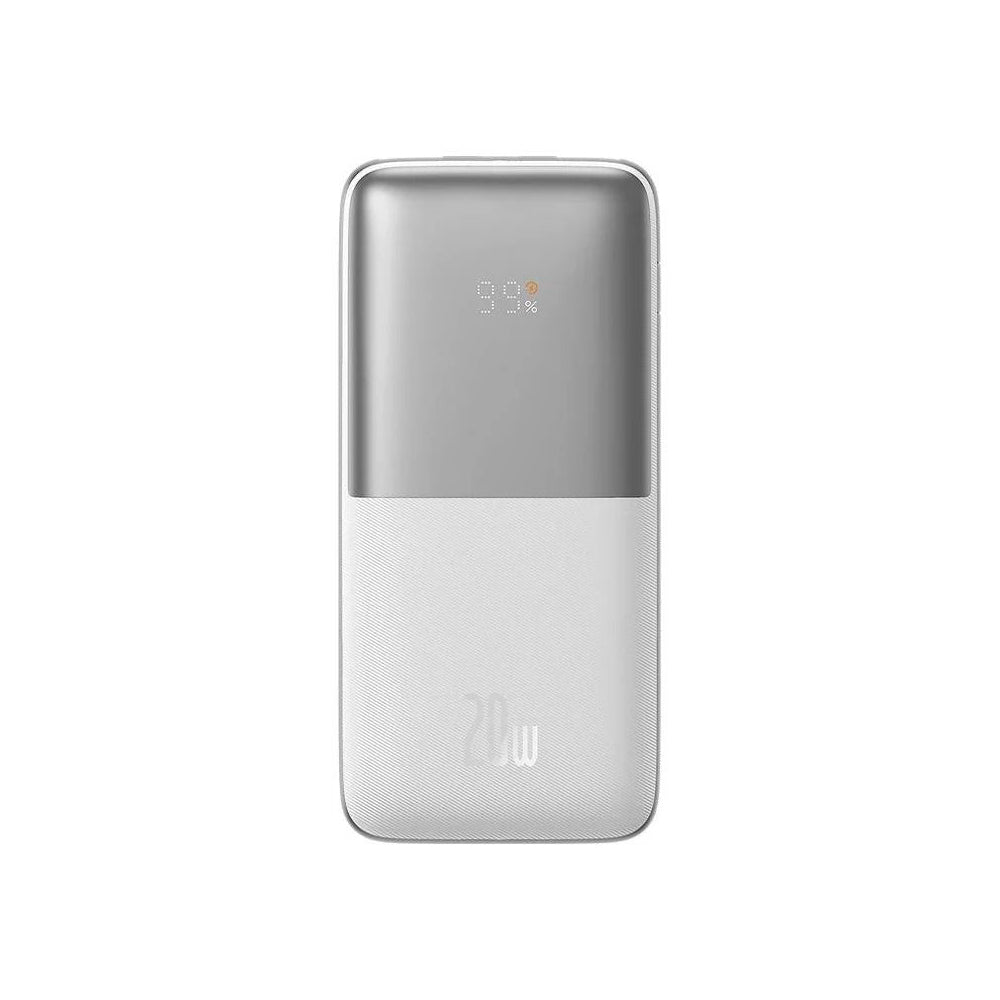Powerbank Carregamento Rápido Bipow Pro Display Digital 10000mah 20W Branco