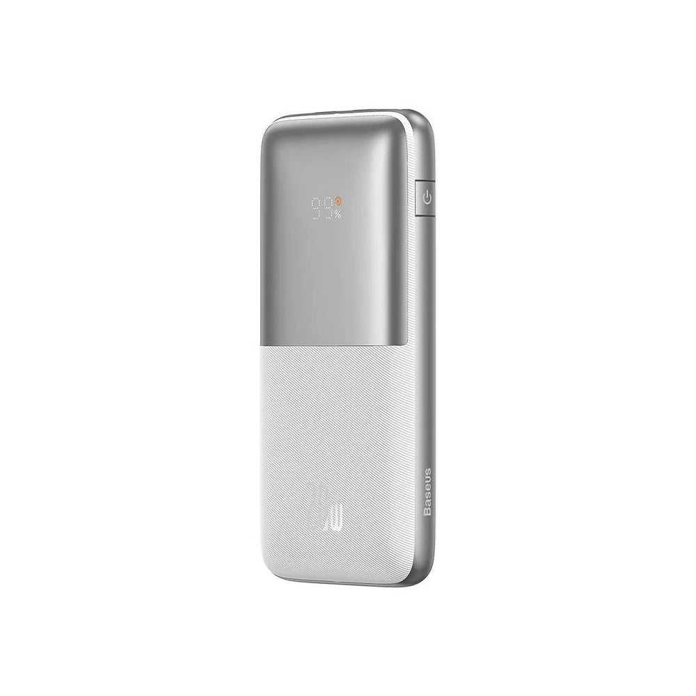 Powerbank Carregamento Rápido Bipow Pro Display Digital 10000mah 20W Branco