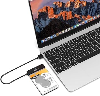 Cabo Adaptador Usb a 3.0 / 3.1 Macho - Sata 2,5" SSD Preto - Aisens