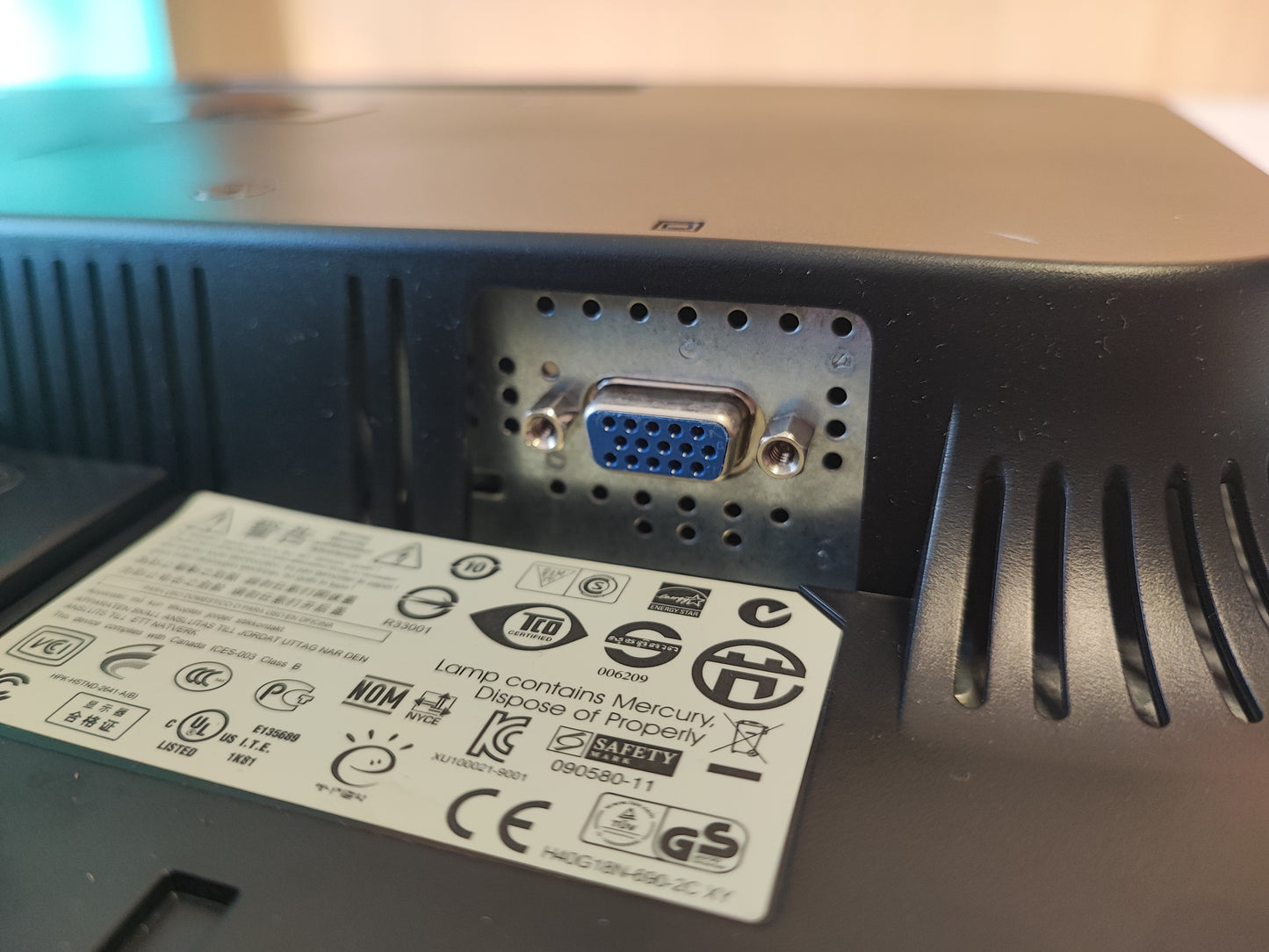 Monitor HP LE1851w Estado: Muito Bom - B