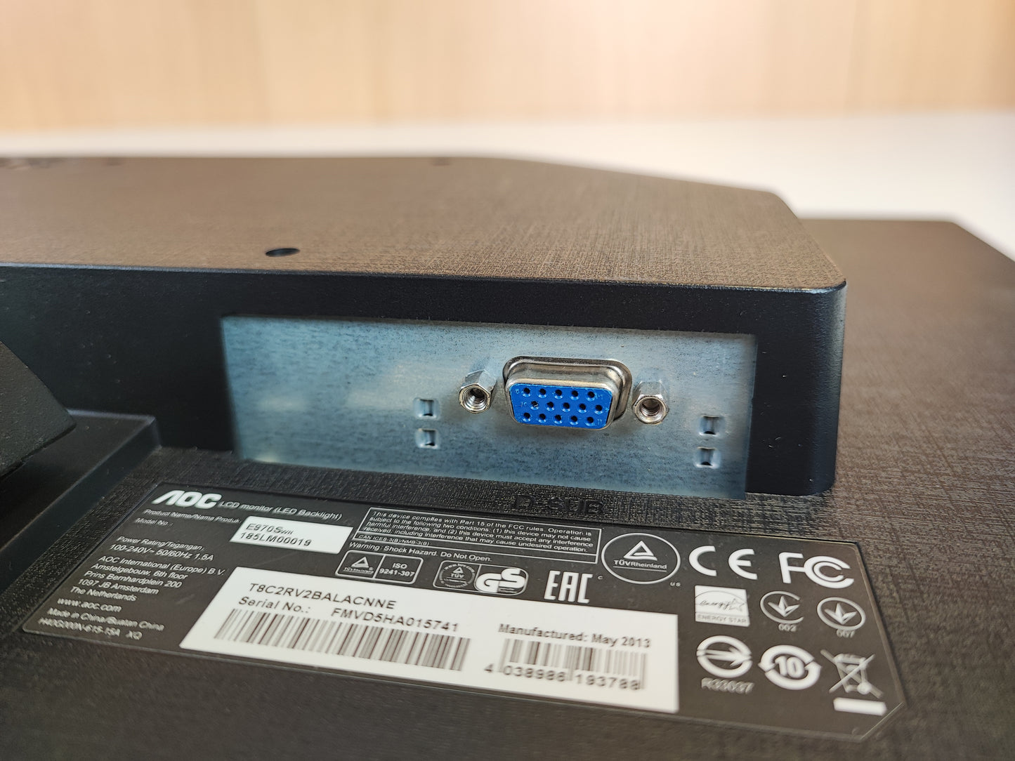 Monitor AOC E970SWN 18,5'' 1366x768 LED Estado: Muito Bom - B