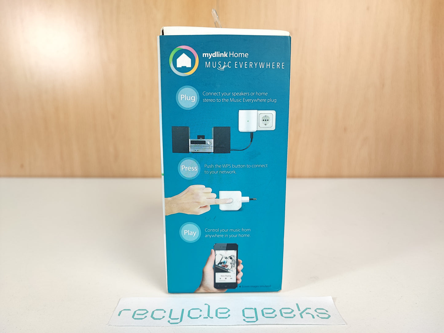 Extensor Wi-Fi e Audio D-Link DCH-M225 Estado: Muito Bom - B