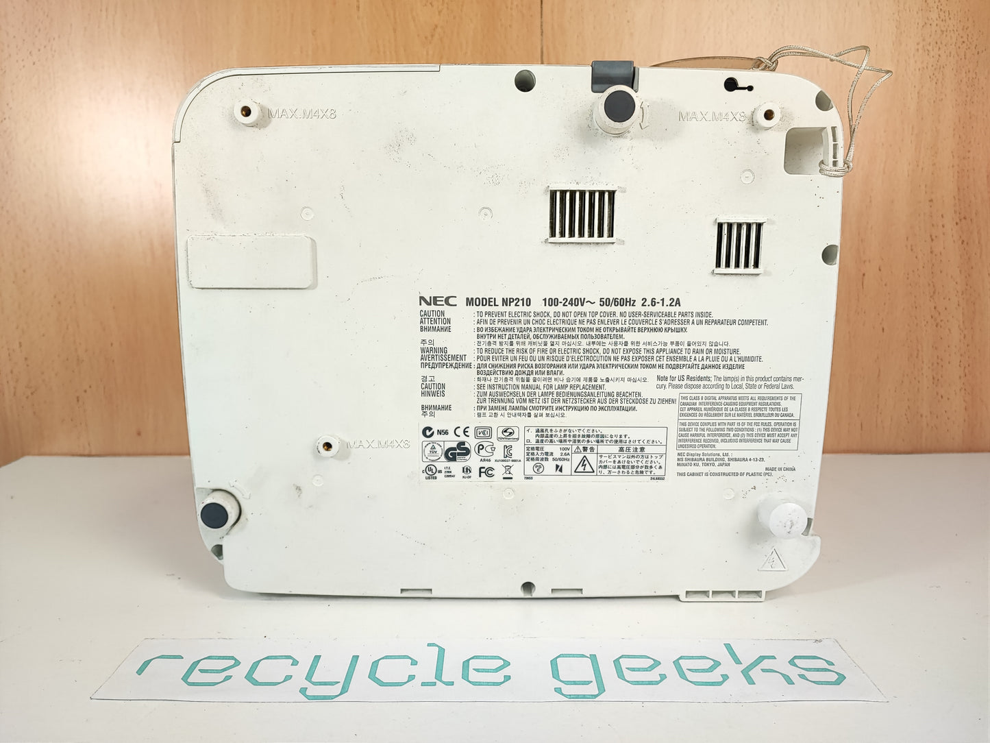 Projetor NEC NP210 Estado: Razoável - C