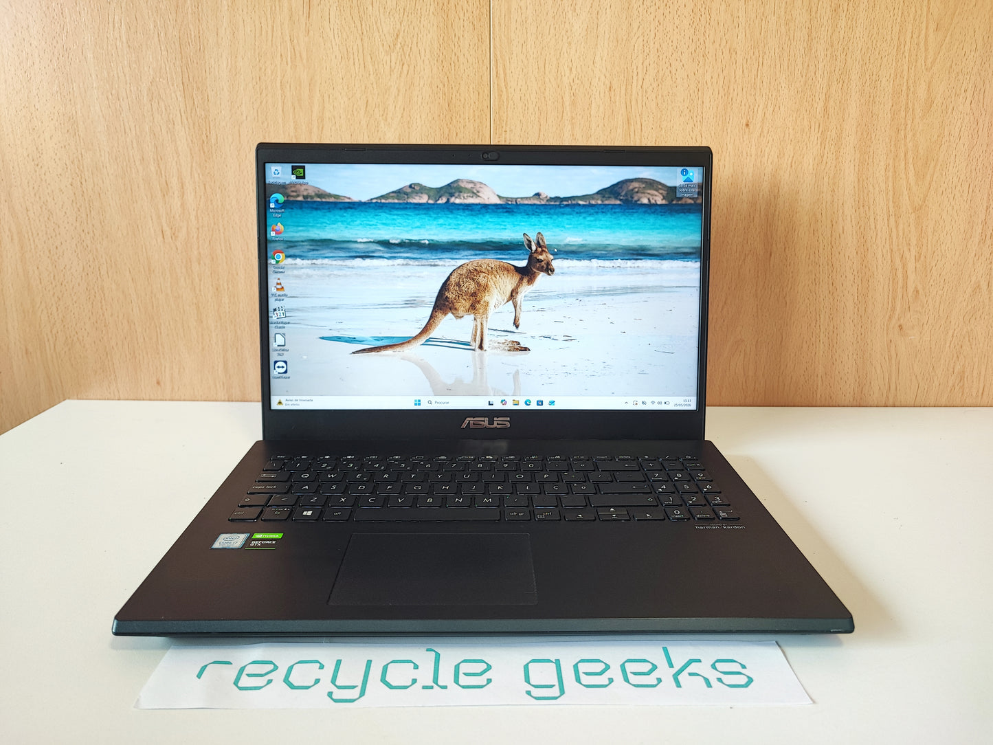 Gaming Asus X571GT Intel i7-9750H 12GB RAM DDR4 512GB NVMe GTX 1650 4GB Teclado PT Portugal Estado: Excelente - A
