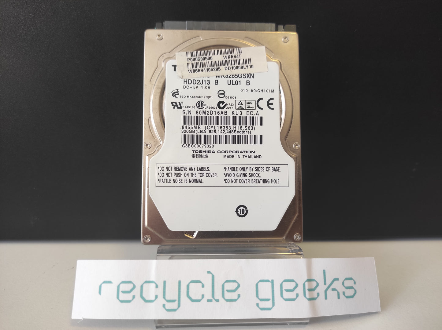 Disco Genérico HDD 2,5'' 320GB (Diversas marcas)