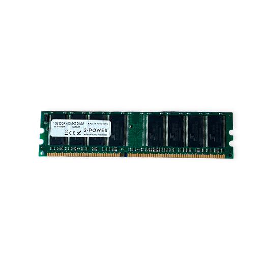 Memória Ram DIMM Genérica DDR 1GB 400MHZ | Estado: Muito Bom