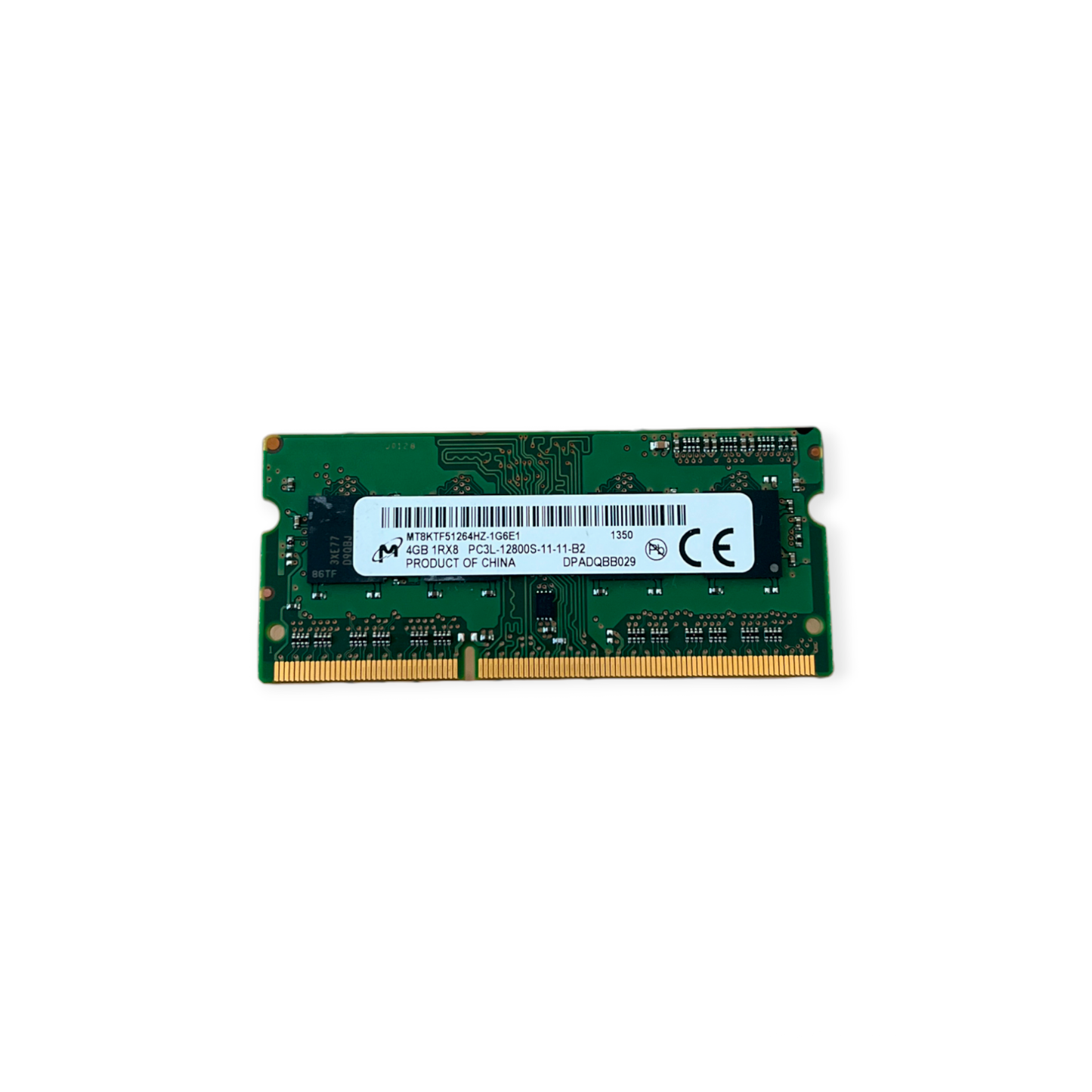 Ram Memory SO-DIMM Micron DDR3L 4GB 12800S MT8KTF51264HZ-1G6E1