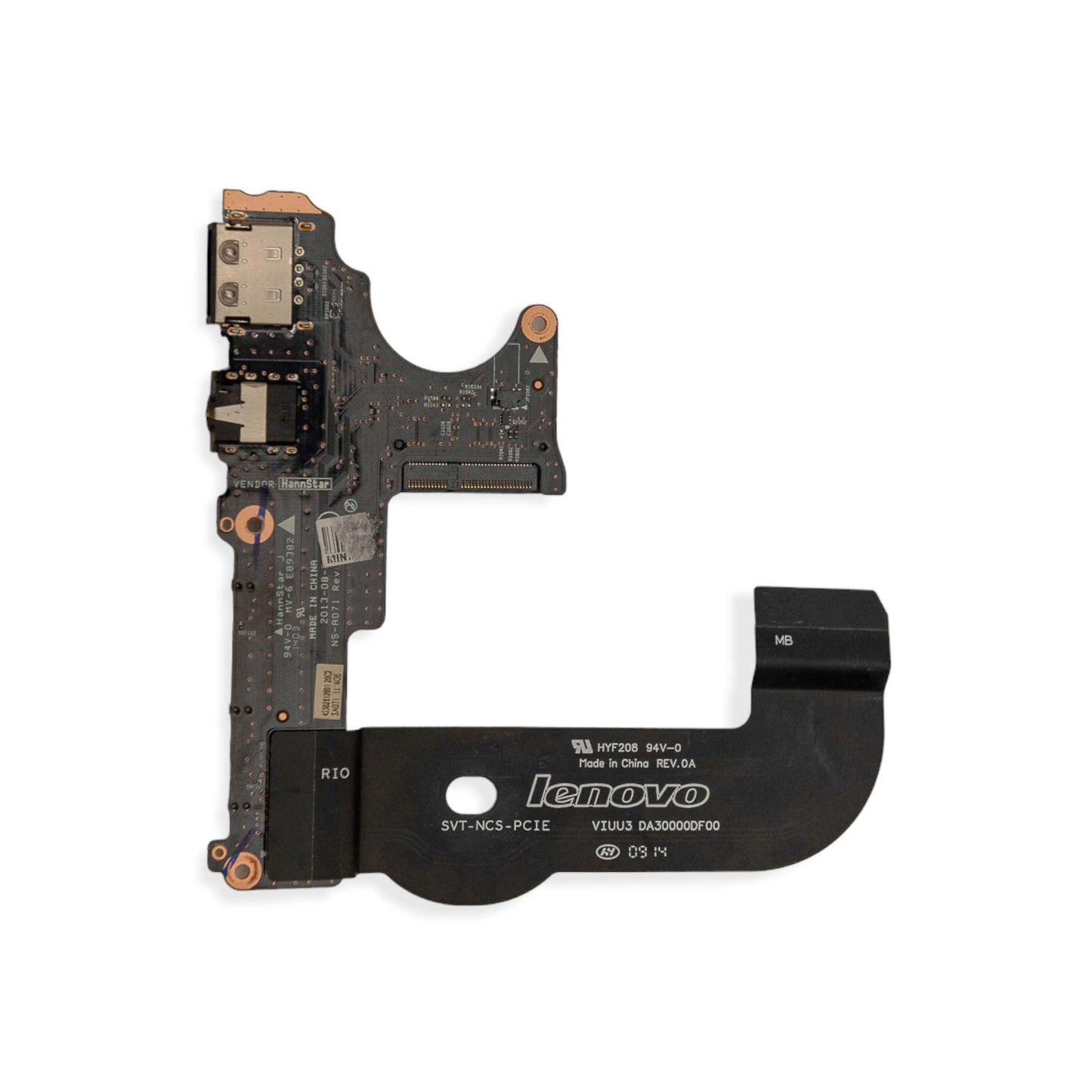 Placa USB + Microphone + Ribbon NS A071 Lenovo Yoga 2 Pro