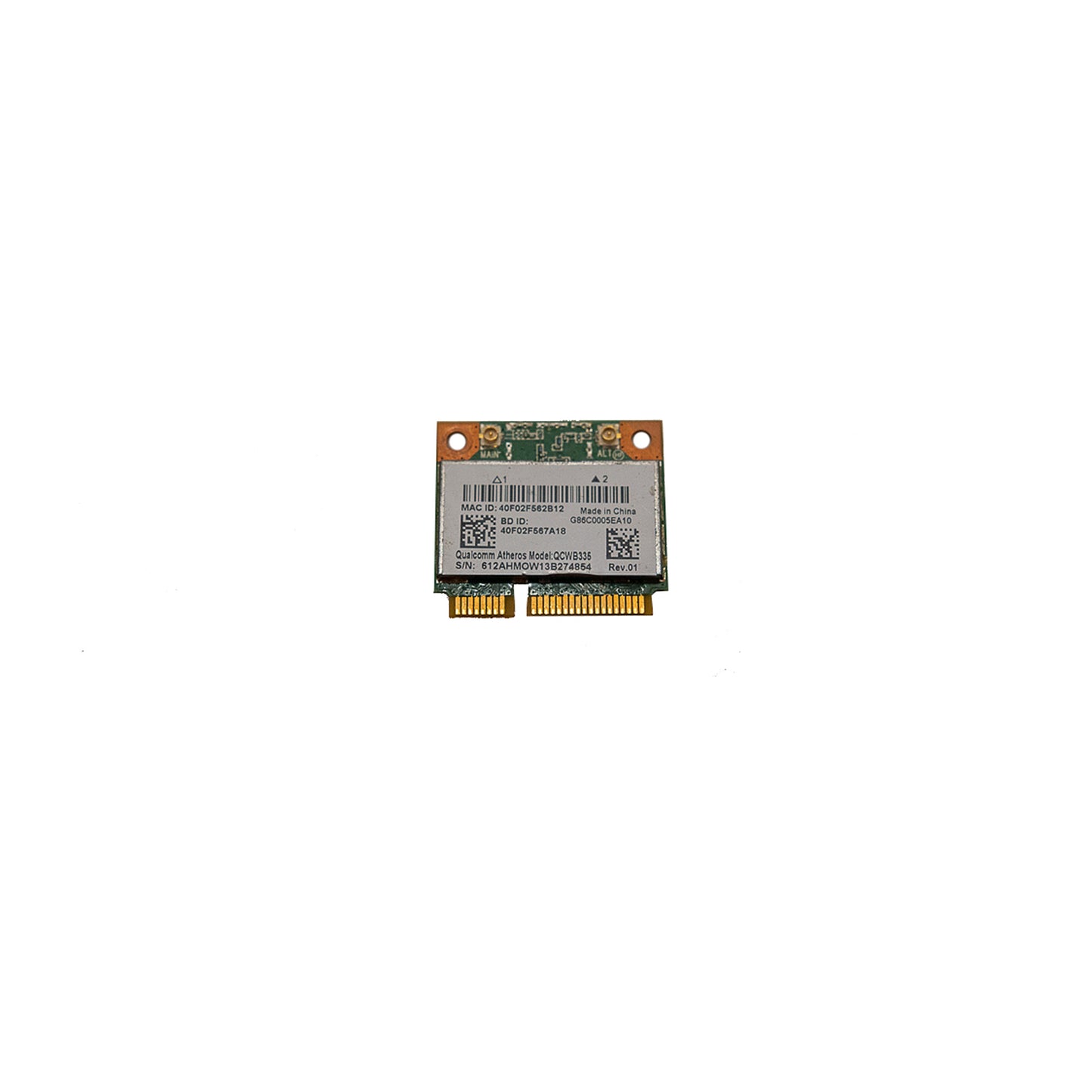 Placa Rede Wireless Qualcomm Atheros Model QCWB335