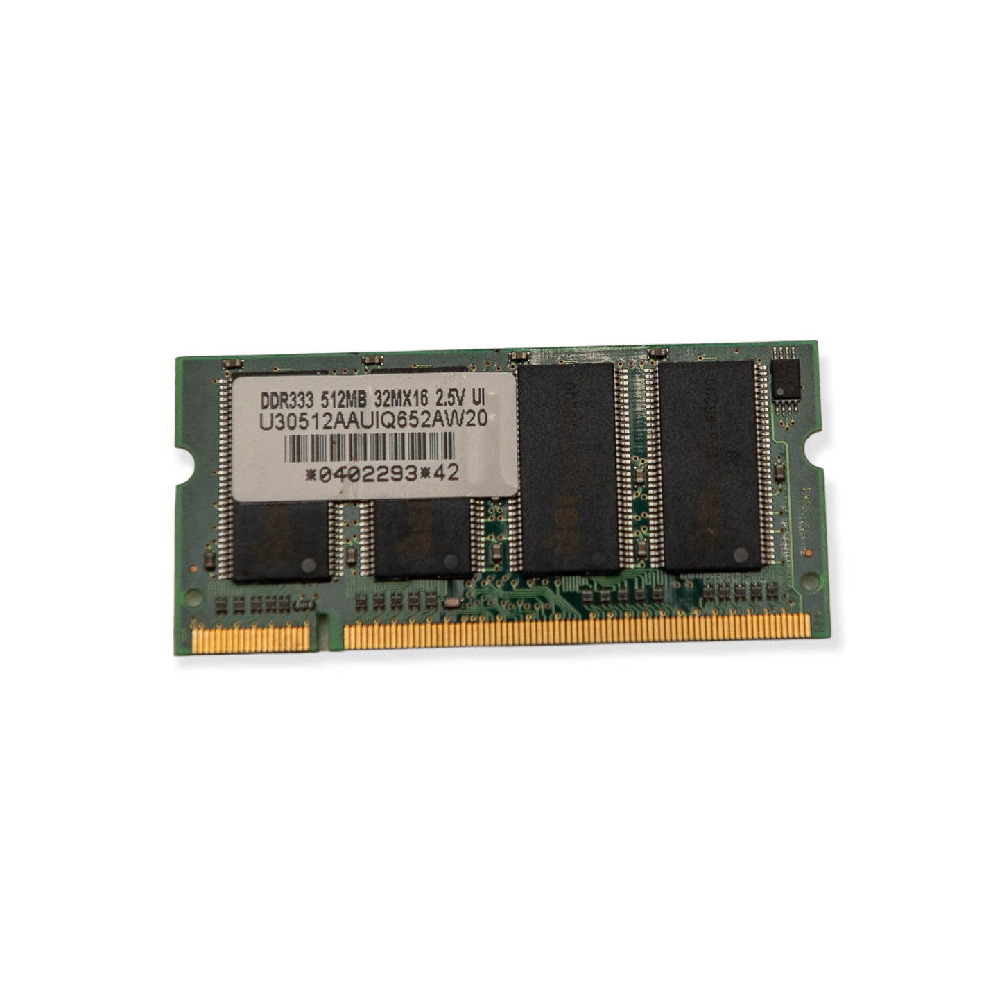 Memória Ram SODIMM USI DDR333 512MB U30512AAUIQ652AW20