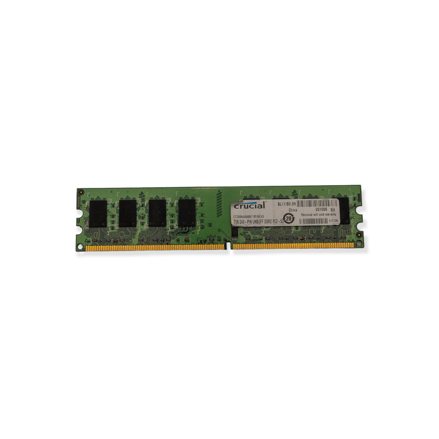 Memória Ram DIMM Genérica DDR2 2GB | Estado: Muito Bom
