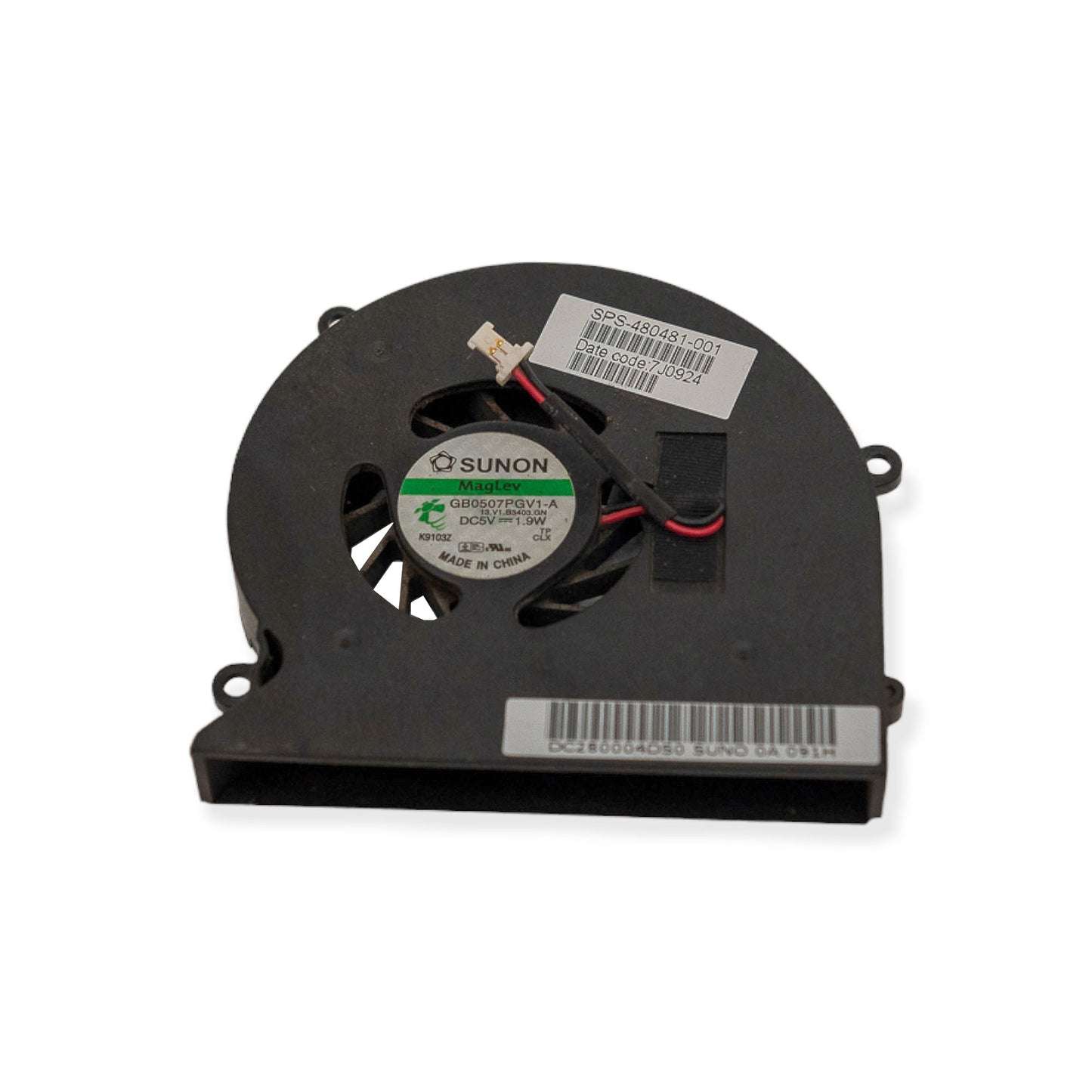 Ventoinha HP Pavilion DV7 Sunon GB0507PGV1 480481-001