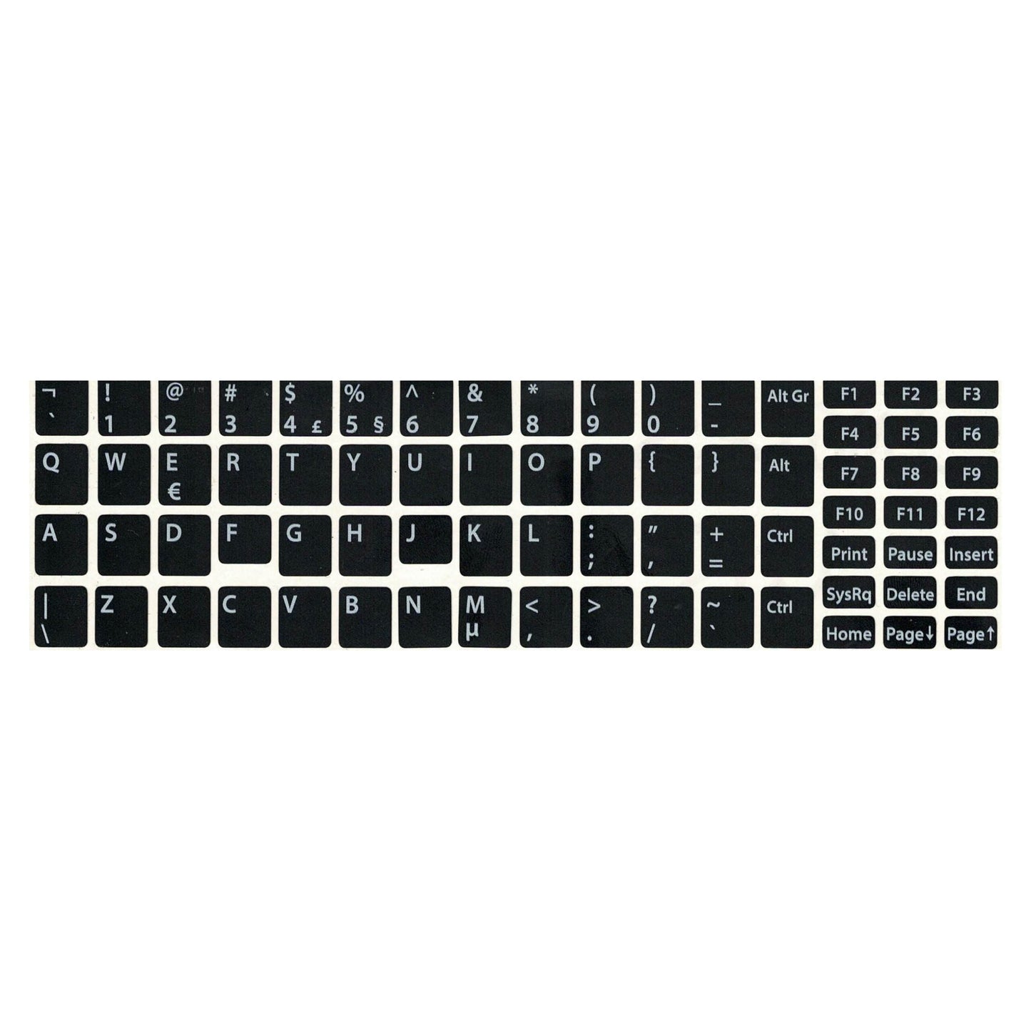 Autocolantes Teclado UK (Vinil Alta Qualidade)
