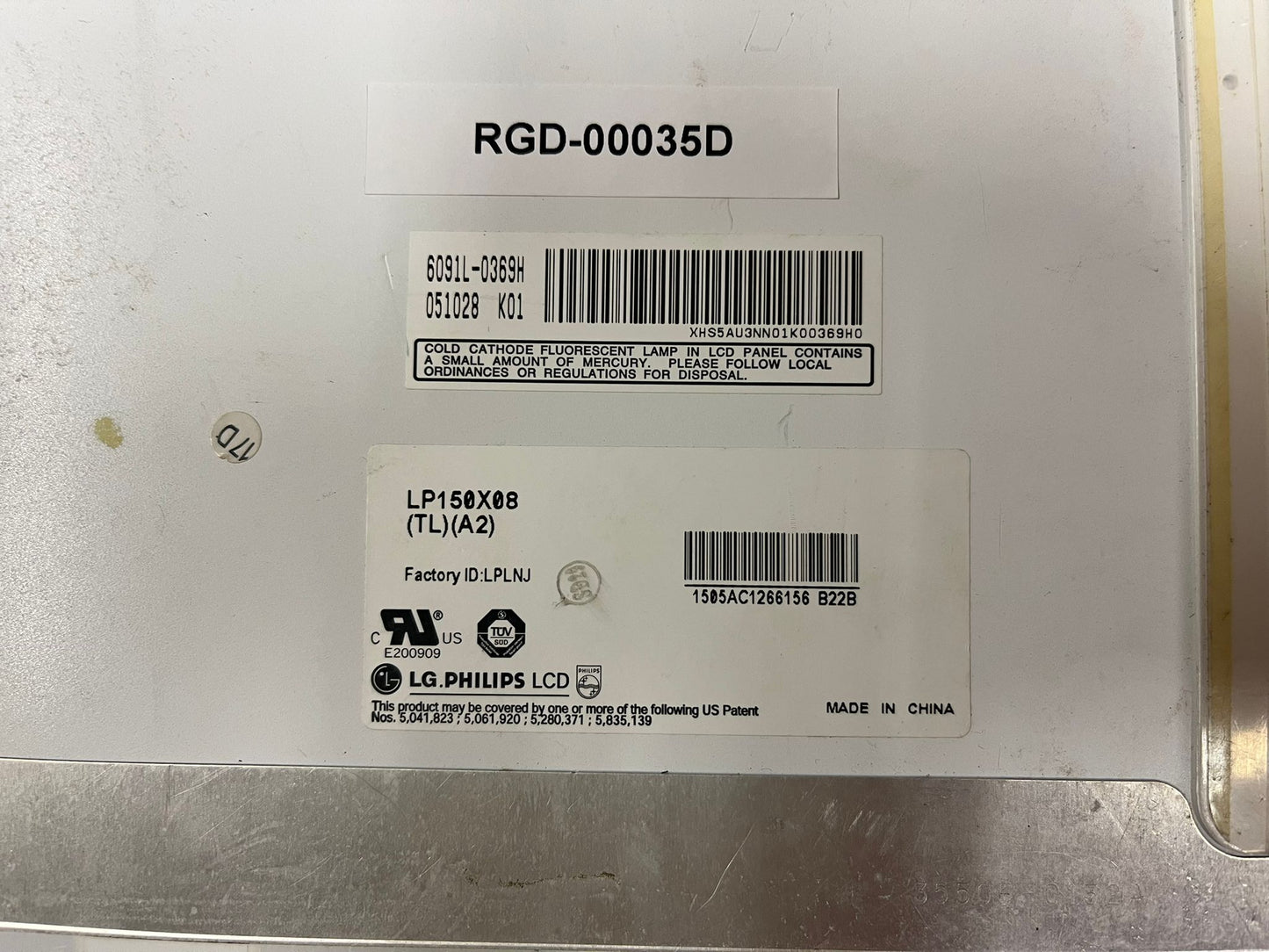 Ecrã de Portátil LG PHILIPS LP150X08 TL A2 XGA (1024x768) 15'' 30 pinos