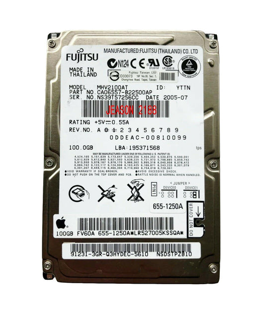 Disco Rígido Genérica HDD 2,5'' 100GB 5400RPM | Estado: Muito Bom