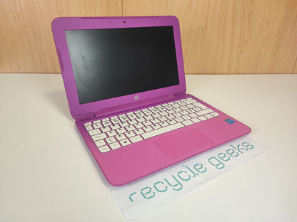 HP 11-d016na Notebook, Intel Celeron N2840, 2GB DDR3 RAM, 30GB eMMC Storage, Portuguese Keyboard, Linux Mint, Portugal | Used, Condition: Excellent - A