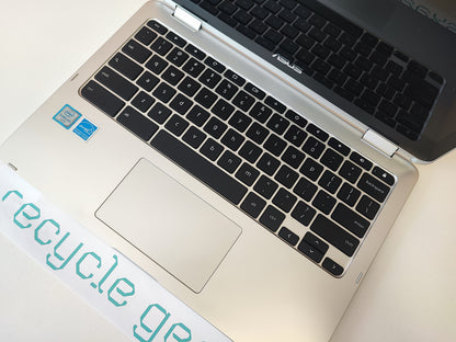 Portátil Asus C302C Intel m3-6Y30 4GB RAM 64GB eMMC Teclado EN Internacional ChromeOS Estado: Muito Bom - B