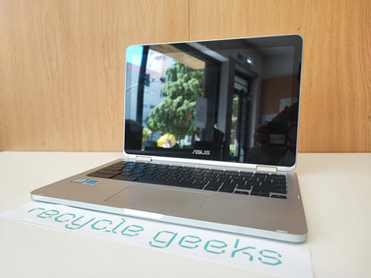 Portátil Asus C302C Intel m3-6Y30 4GB RAM 64GB eMMC Teclado EN Internacional ChromeOS Estado: Muito Bom - B
