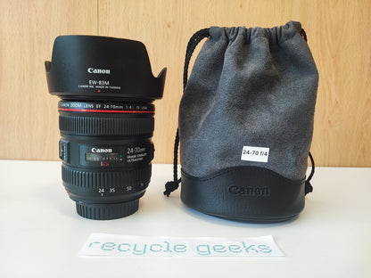 Canon EF 24-70mm f/4L IS USM Estado: Excelente