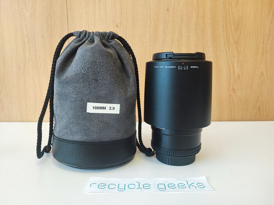 Canon EF 100mm f/2.8L Macro IS USM Estado: Excelente