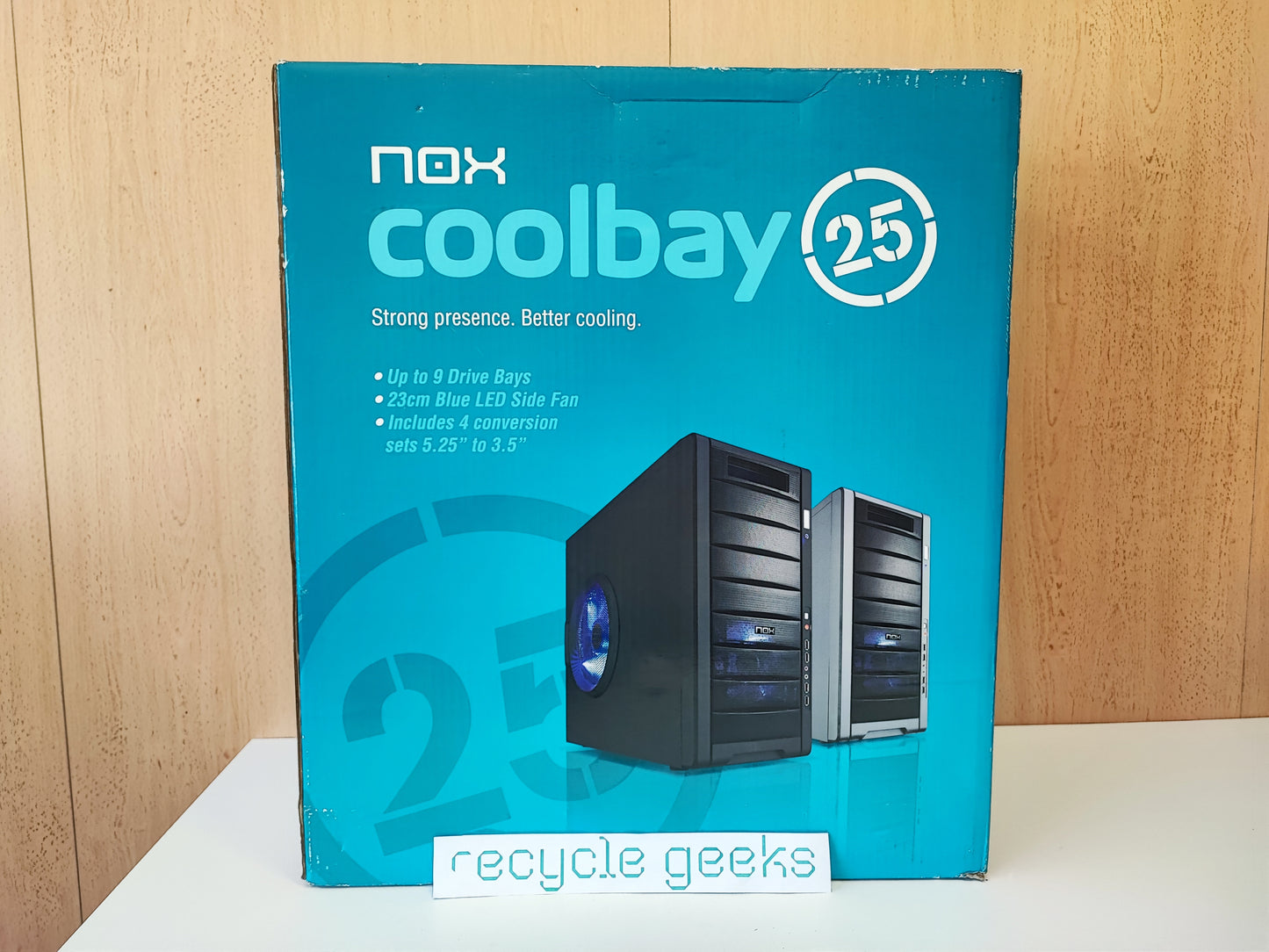Caixa Nox Coolbay 25 9 Drive Bays Estado: Novo