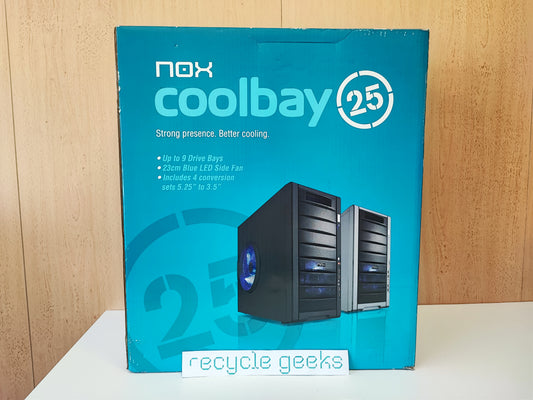 Caixa Nox Coolbay 25 9 Drive Bays Estado: Novo