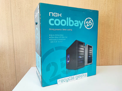 Caixa Nox Coolbay 25 9 Drive Bays Estado: Novo