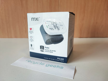 Medidor Tensão Arterial MX Health Medinox Wrist (MX86007) Estado: Novo