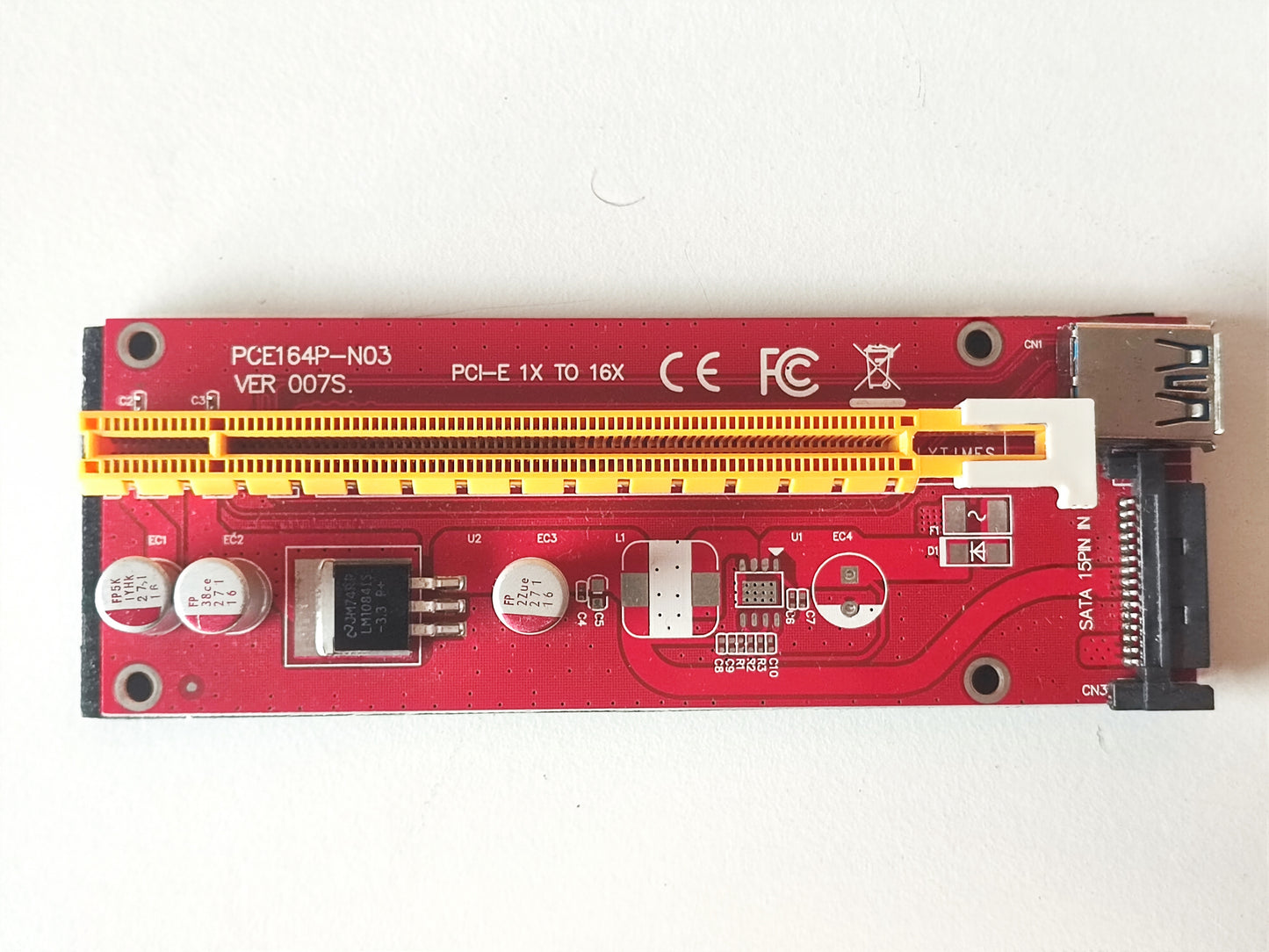 Riser PCIe USB 3.0 Estado: Excelente - A