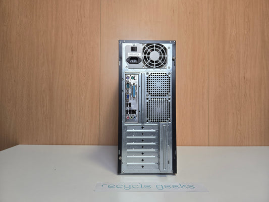 Computador Fixo Power Logic MODENA X2200 Intel Atom D525 1GB RAM DDR2 320GB HDD Linux Mint Estado: Muito Bom - B