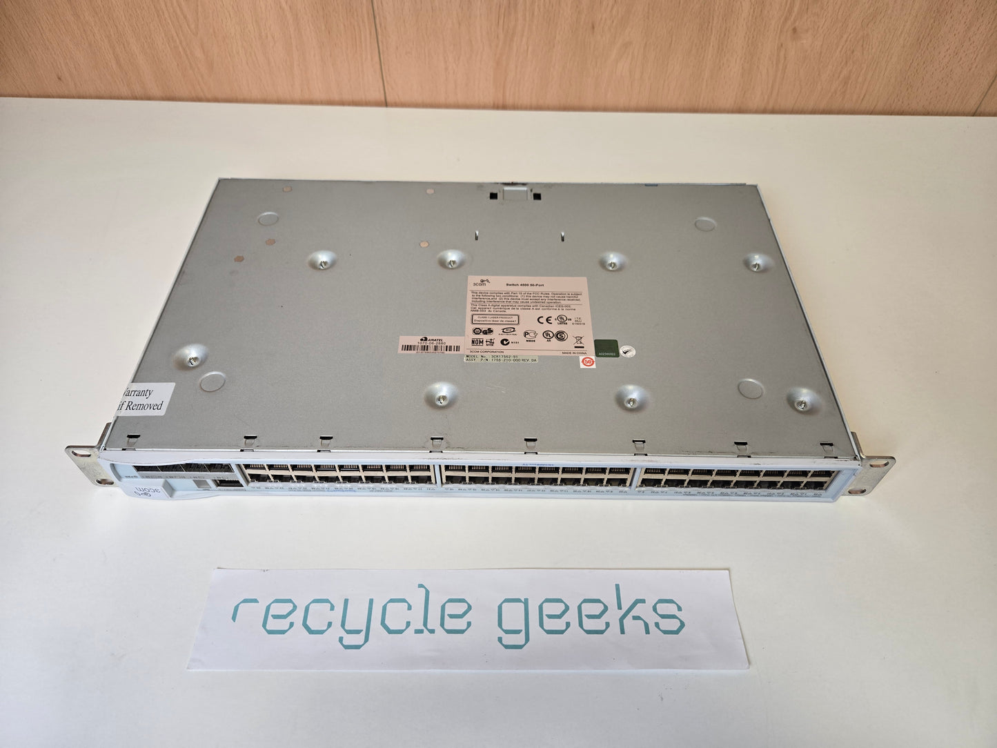 Redes e Routers 3Com SuperStack PWR Switch 4500, 50 Port 3CR17572-91 Estado: Excelente - A