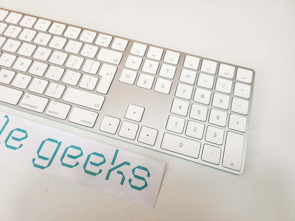 Apple Magic Keyboard with Numeric Keypad A1843 MQ052B/A EN-UK (white) — Grade A