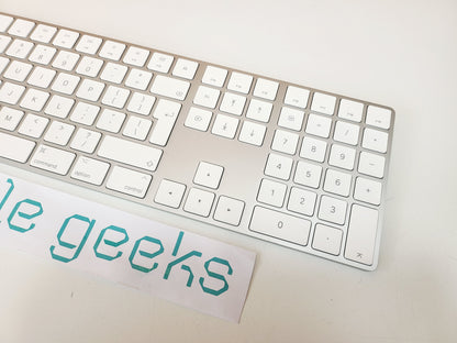 Apple Magic Keyboard with Numeric Keypad A1843 MQ052B/A EN-UK (white) — Grade A