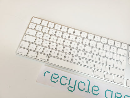 Apple Magic Keyboard with Numeric Keypad A1843 MQ052B/A EN-UK (white) — Grade A