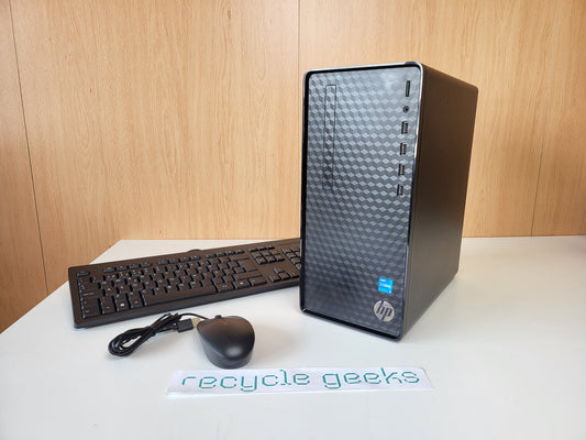 Desktop HP Rápido (Intel i5 13ª Ger. | 16GB RAM | 512GB NVM | 2TB HDD | Win 11) + Teclado e Rato