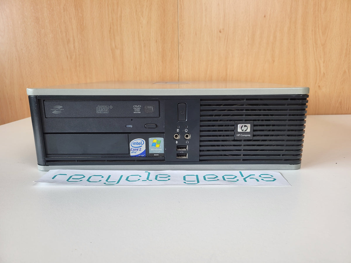 Desktop HP DC7900P Core 2 Duo E8400 2GB Ram 160GB HDD (Preto) — Condição: Muito Bom