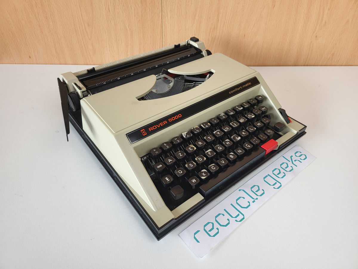 Máquina de Escrever IMC Rover 5000 Confort Matic 197x (black) — Condição: Excelente