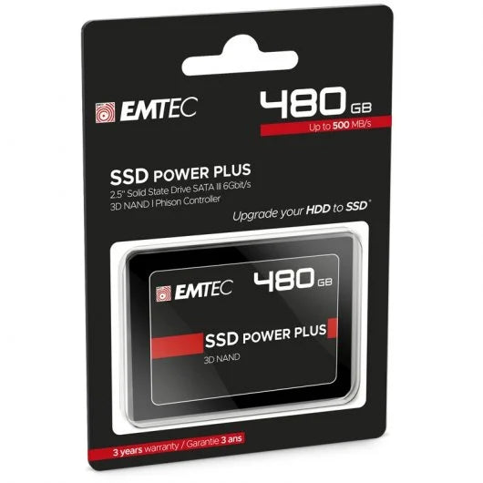 Disco SSD 2,5’’ EMTEC X150 480GB Power Plus