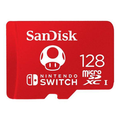 Cartão Memória SanDisk Nintendo Switch UHS-I U3 microSDXC 128GB