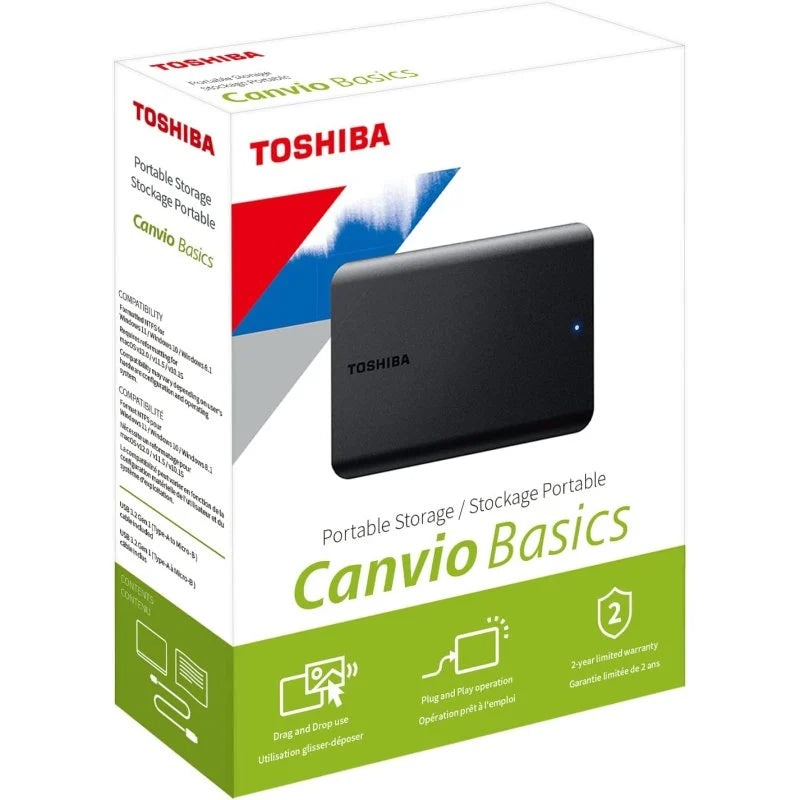 Disco Rígido Toshiba Canvio Ready 2,5'' 2TB