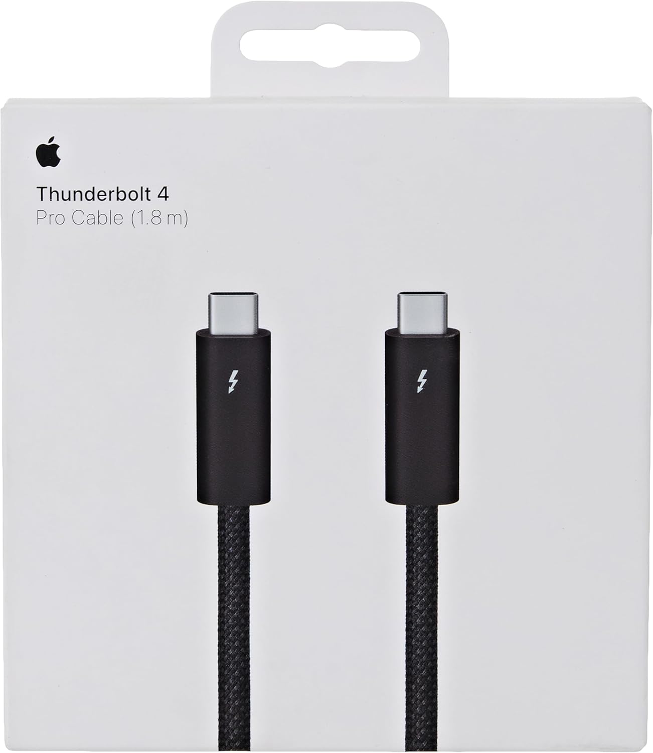 Cabo Apple Thunderbolt 4 Pro (USB-C) 1.8m Preto
