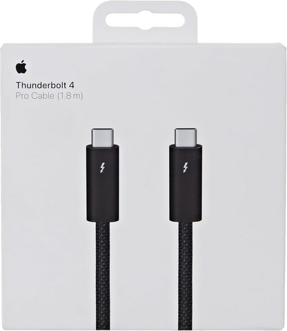 Cabo Apple Thunderbolt 4 Pro (USB-C) 1.8m Preto