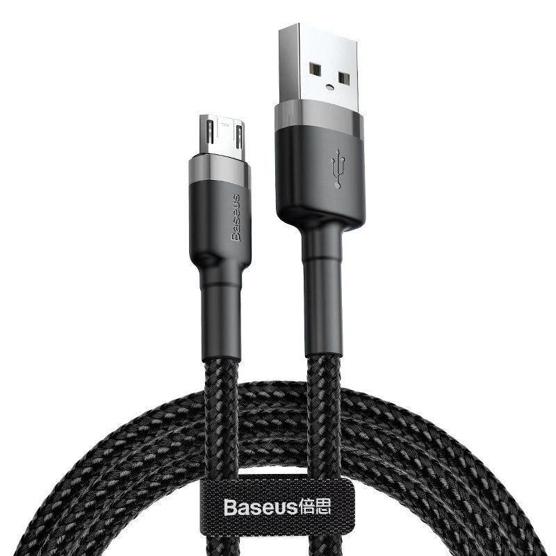 Baseus Cafule cabo micro USB 2A 300cm Cinza e Preto