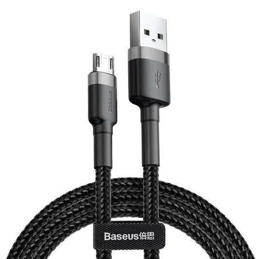 Baseus Cafule cabo micro USB 2A 300cm Cinza e Preto