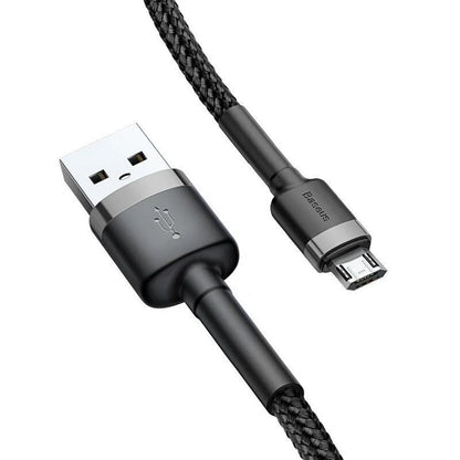 Baseus Cafule cabo micro USB 2A 300cm Cinza e Preto