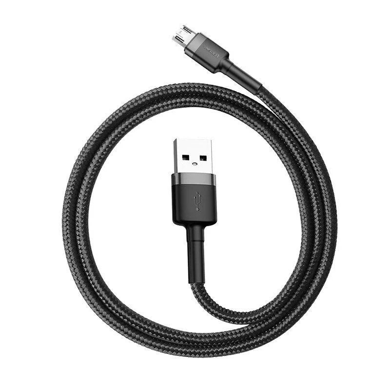 Baseus Cafule cabo micro USB 2A 300cm Cinza e Preto