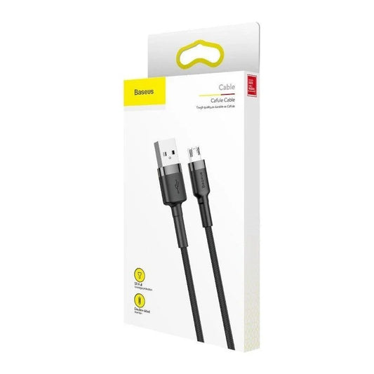 Baseus Cafule cabo micro USB 2A 300cm Cinza e Preto