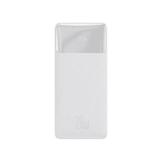 Powerbank Carregamento Rápido Bipow Display Digital 20000mah 20W Branco